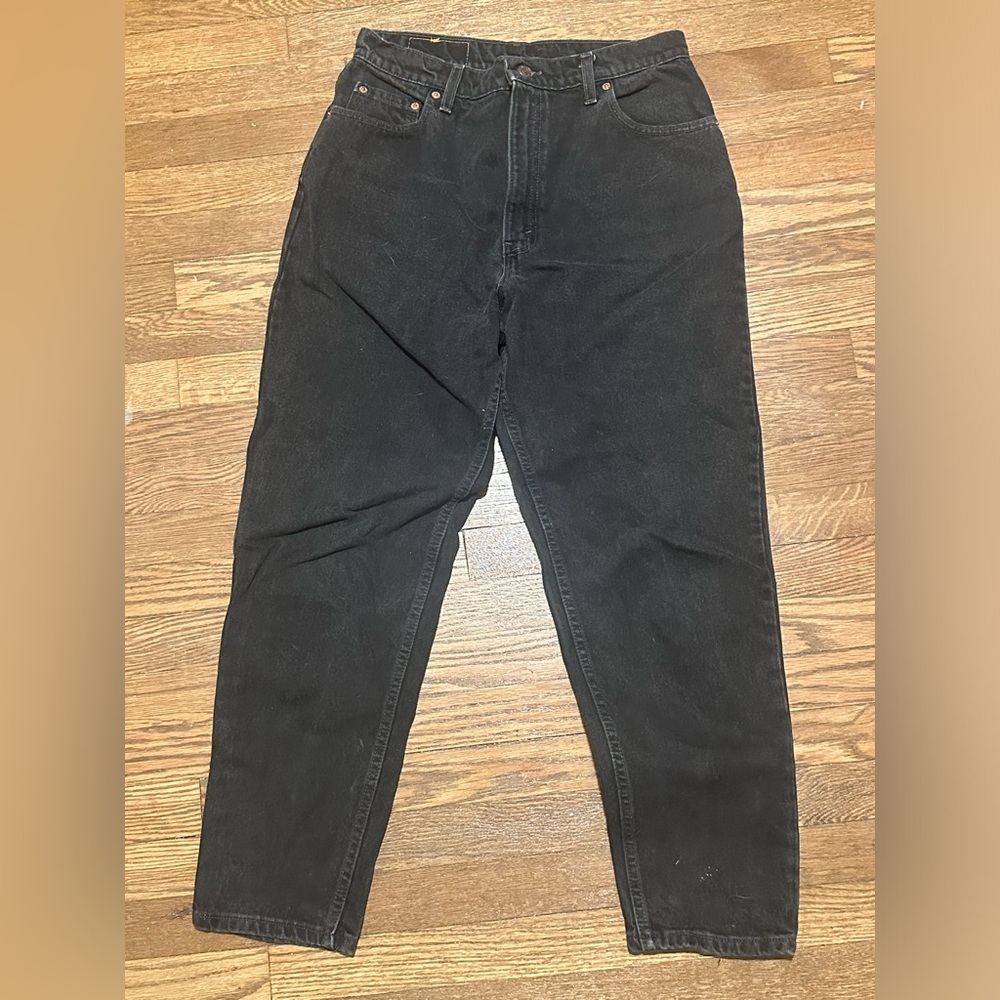 Levi Strauss relaxed fit tapered leg denim jeans